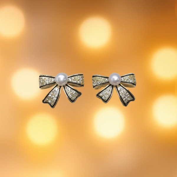 PearlBow Earrings