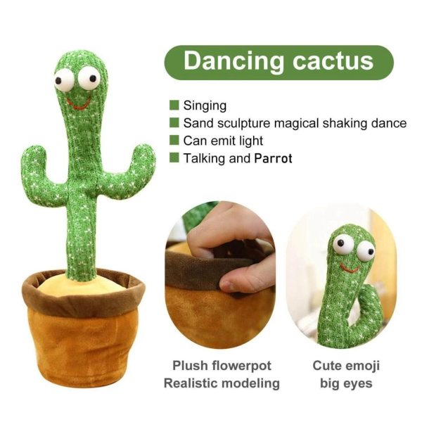 Rechargeable Dancing Cactus