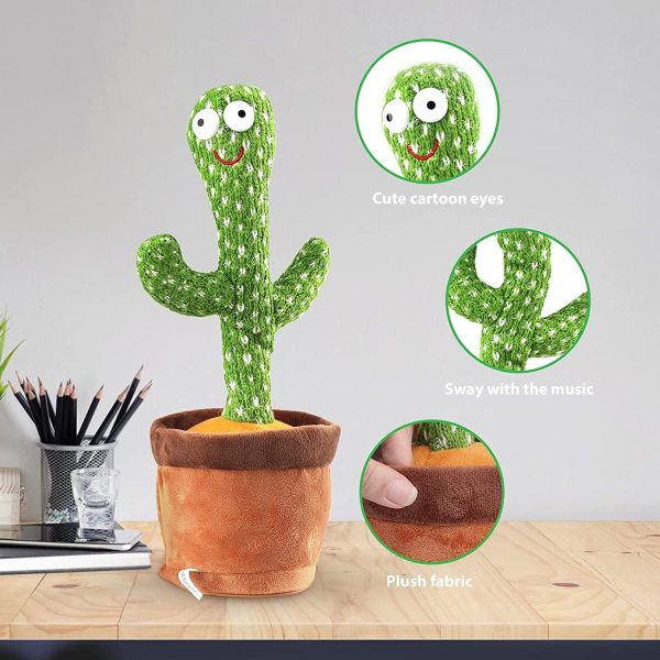 Rechargeable Dancing Cactus